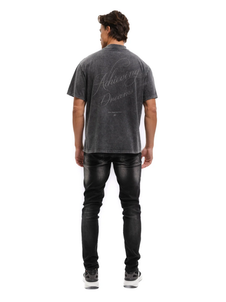 Malelions Malelions Slim Regular Jeans - Black Washed