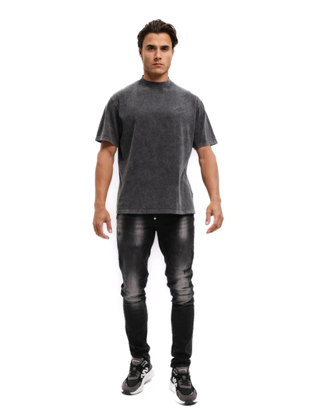 Malelions Slim Regular Jeans - Black Washed