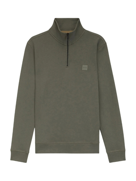 Hugo Boss Zetrust Zip Sweater - Open Green