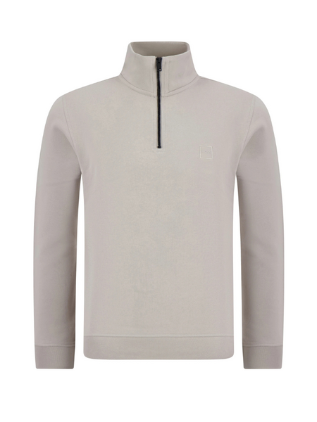 Hugo Boss Zetrust Zip Swater - Open Grey