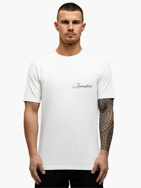 JorCustom JorCustom Stitched Slim Fit T-Shirt - White