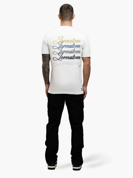 JorCustom JorCustom Stitched Slim Fit T-Shirt - White
