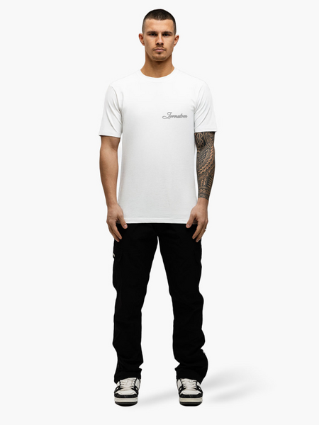 JorCustom JorCustom Stitched Slim Fit T-Shirt - White