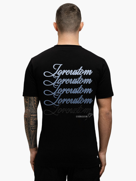 JorCustom JorCustom Stitched Slim Fit T-Shirt - Black