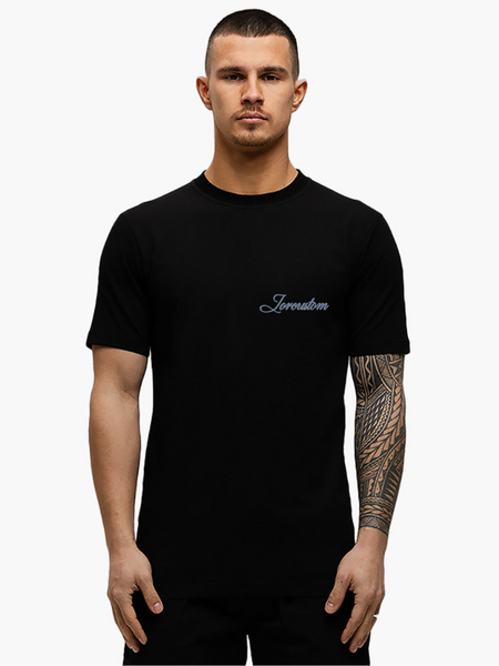 JorCustom JorCustom Stitched Slim Fit T-Shirt - Black