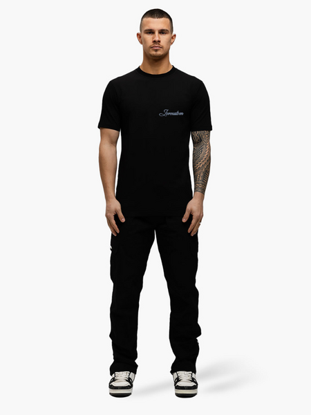JorCustom JorCustom Stitched Slim Fit T-Shirt - Black