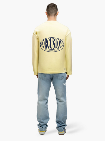 JorCustom JorCustom Stretched Longsleeve T-Shirt - VintageYellow