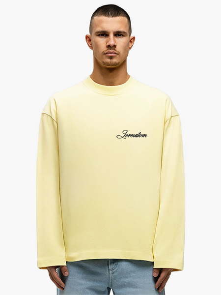 JorCustom JorCustom Stitched Longsleeve T-Shirt - VintageYellow