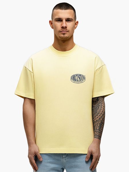 JorCustom Stretched Loose Fit T-Shirt - VintageYellow JorCustom JorCustom Stretched Loose Fit T-Shirt - VintageYellow