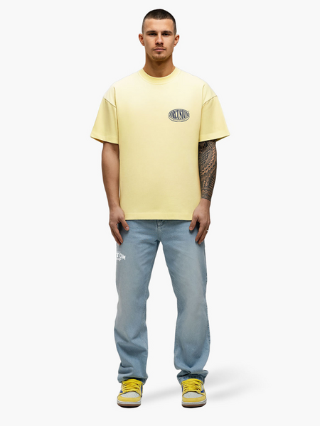 JorCustom Stretched Loose Fit T-Shirt - VintageYellow JorCustom JorCustom Stretched Loose Fit T-Shirt - VintageYellow