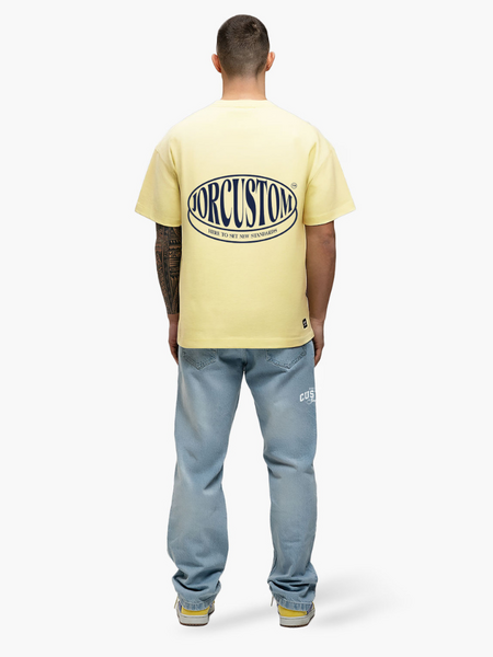 JorCustom Stretched Loose Fit T-Shirt - VintageYellow JorCustom JorCustom Stretched Loose Fit T-Shirt - VintageYellow