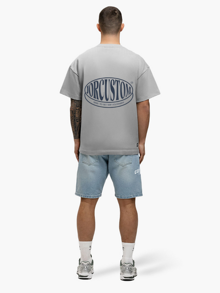 JorCustom Stretched Loose Fit T-Shirt - Light Grey JorCustom JorCustom Stretched Loose Fit T-Shirt - Light Grey