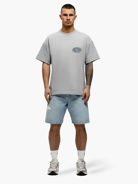 JorCustom Stretched Loose Fit T-Shirt - Light Grey JorCustom JorCustom Stretched Loose Fit T-Shirt - Light Grey