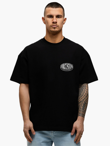 JorCustom JorCustom Stretched Loose Fit T-Shirt - Black