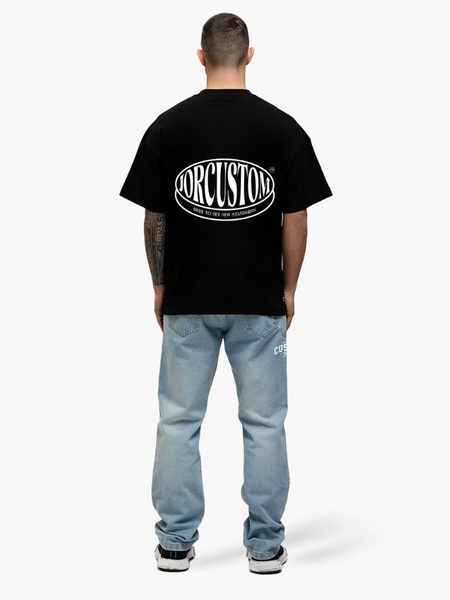 JorCustom JorCustom Stretched Loose Fit T-Shirt - Black