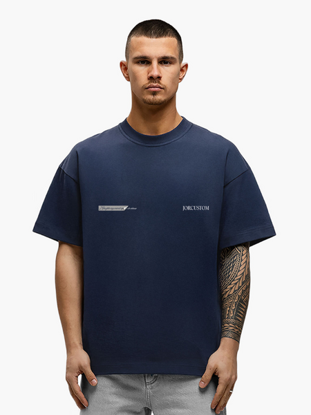 JorCustom Angel2.0 Loose Fit T-Shirt - Midnight Blue JorCustom JorCustom Angel2.0 Loose Fit T-Shirt - Midnight Blue