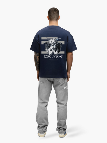 JorCustom Angel2.0 Loose Fit T-Shirt - Midnight Blue JorCustom JorCustom Angel2.0 Loose Fit T-Shirt - Midnight Blue