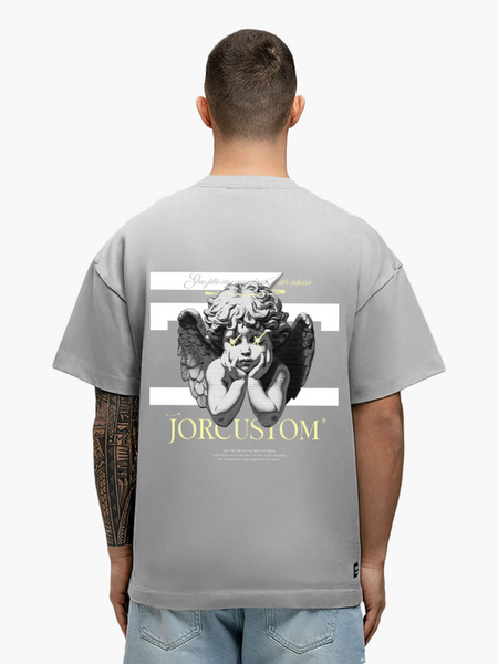 JorCustom Angel2.0 Loose Fit T-Shirt - Light Grey