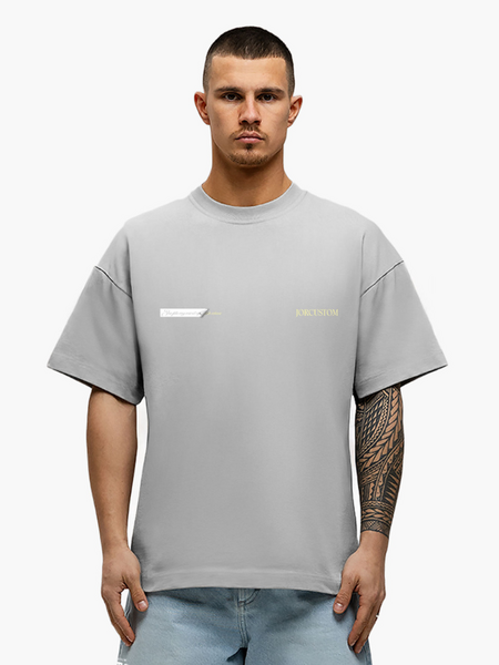 JorCustom Angel2.0 Loose Fit T-Shirt - Light Grey JorCustom JorCustom Angel2.0 Loose Fit T-Shirt - Light Grey