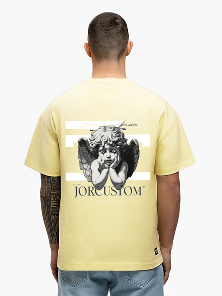 JorCustom Angel2.0 Loose Fit T-Shirt - VintageYellow