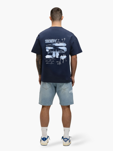 JorCustom Artist2.0 Loose Fit T-Shirt - Midnight Blue JorCustom JorCustom Artist2.0 Loose Fit T-Shirt - Midnight Blue