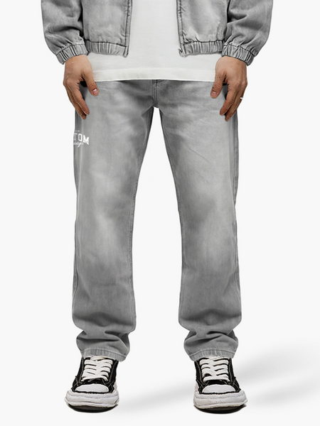 PRE ORDER JorCustom CustomSociety Denim Straight Fit Jea - Light Grey