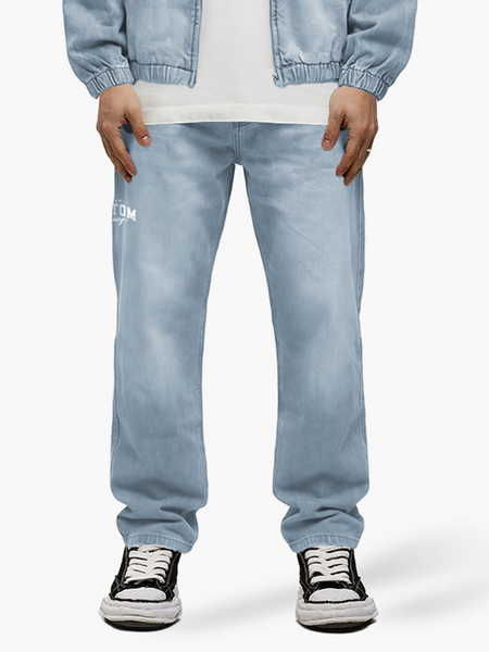 PRE ORDER JorCustom CustomSociety Denim Straight Fit Jea - Light Blue