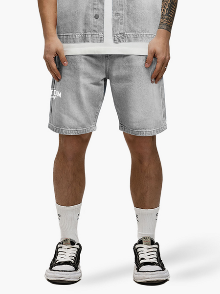 PRE ORDER JorCustom CustomSociety Denim Short - Light Grey