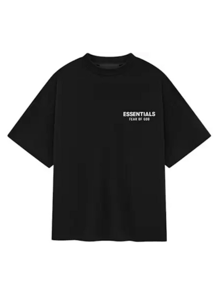 Fear of God Essentials Classic Fit T-Shirt - Black/White Fear of God Fear of God Essentials Classic Fit T-Shirt - Black/White