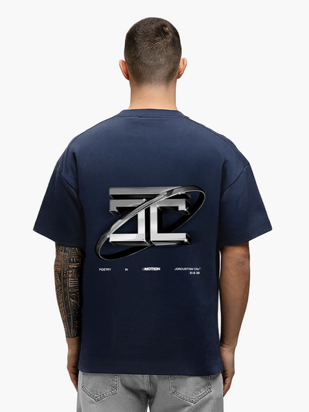 JorCustom PoetryInMotion Loose Fit T-Shirt - Midnight Blue