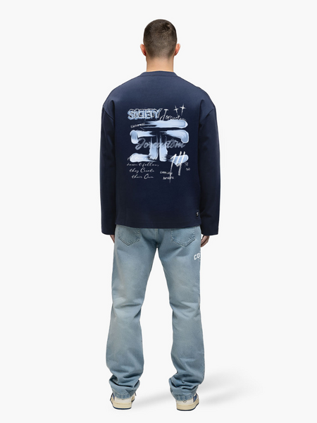 JorCustom JorCustom Artist2.0 Longsleeve T-Shirt - Midnight Blue
