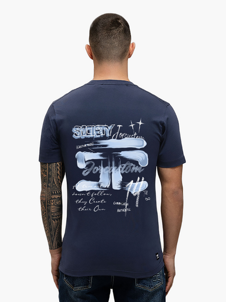 JorCustom Artist2.0 Slim Fit T-Shirt - Midnight Blue