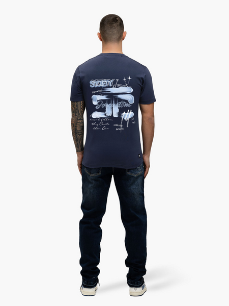 JorCustom Artist2.0 Slim Fit T-Shirt - Midnight Blue JorCustom JorCustom Artist2.0 Slim Fit T-Shirt - Midnight Blue
