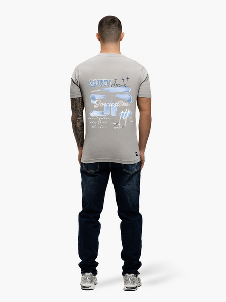 JorCustom Artist2.0 Slim Fit T-Shirt - Light Grey JorCustom JorCustom Artist2.0 Slim Fit T-Shirt - Light Grey