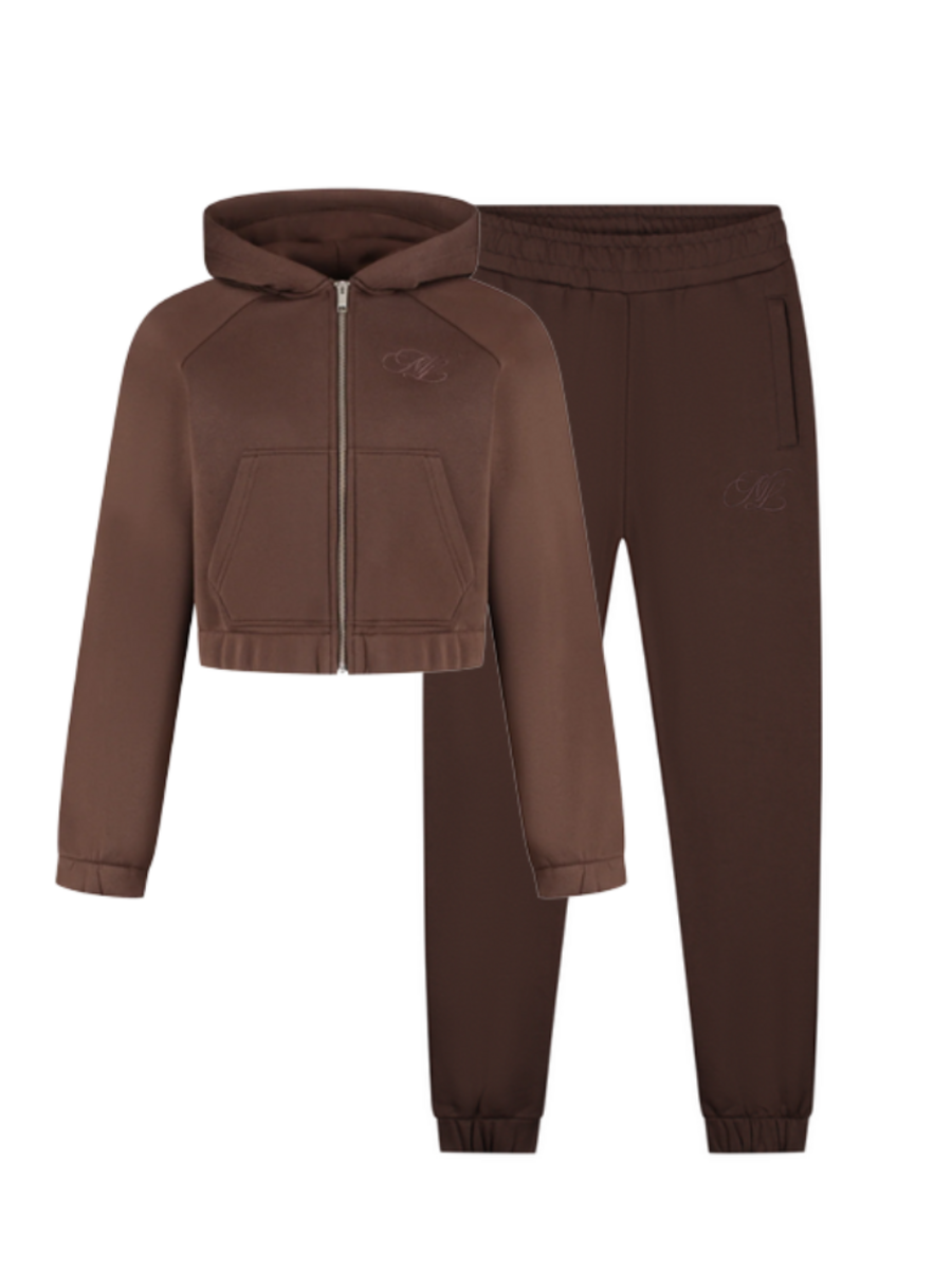 Malelions Women Emblem Combi-Set - Chocolate Malelions Malelions Women Emblem Combi-Set - Chocolate