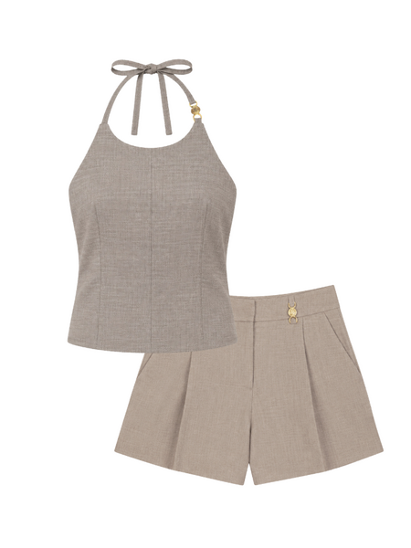 Fifth House Ozzy Short Combi-Set - Hummus