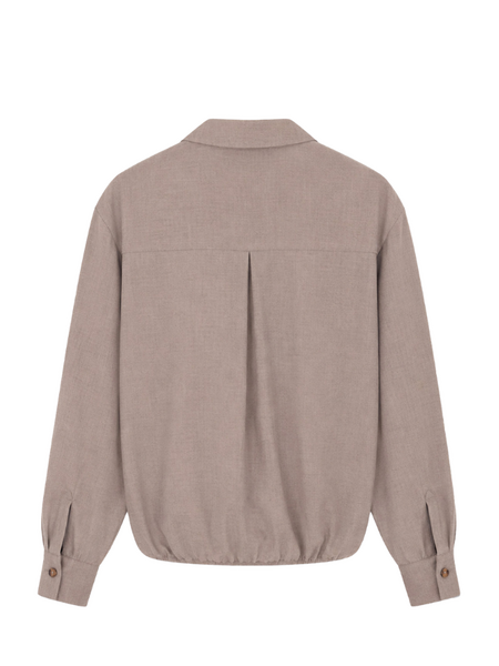 Fifth House Fifth House Ozzy Wrap Blouse - Hummus