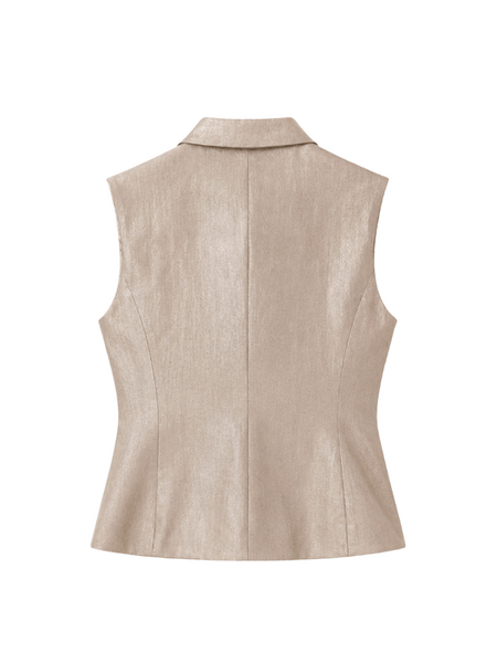 Fifth House Fifth House Orlando Waistcoat - Hummus