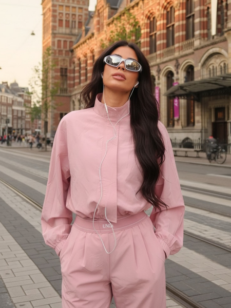 Unique The Label Unique The Label Gigi Jacket - Vintage Pink Unique The Label Gigi Jacket - Vintage Pink