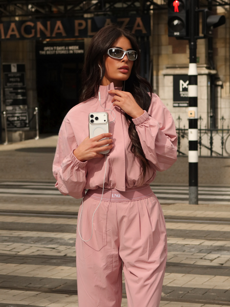 Unique The Label Unique The Label Gigi Jacket - Vintage Pink