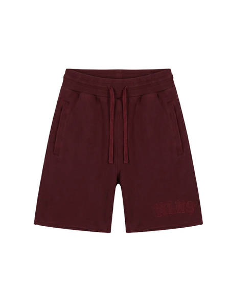 Malelions Heavyweight Applique Shorts - Burgundy Malelions Malelions Heavyweight Applique Shorts - Burgundy