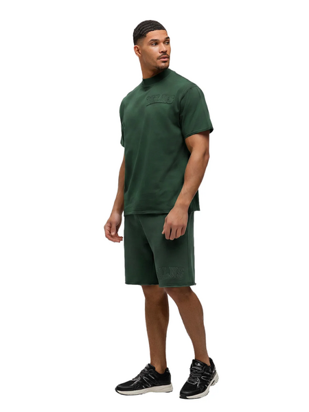 Malelions Malelions Heavyweight Applique Shorts - Racing Green Malelions Heavyweight Applique Shorts - Racing Green