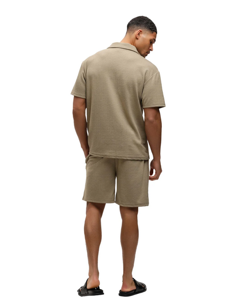 Malelions Cloud Texture Shorts - Taupe Malelions Malelions Cloud Texture Shorts - Taupe