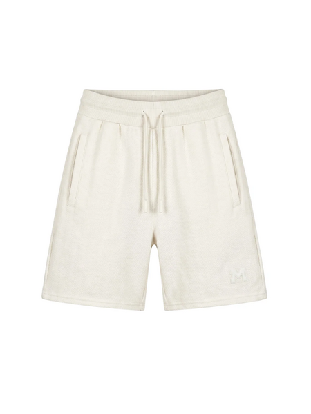 Malelions Cloud Texture Shorts - Off-White Malelions Malelions Cloud Texture Shorts - Off-White