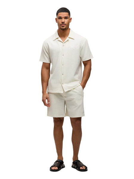Malelions Cloud Texture Shirt - Off-White Malelions Malelions Cloud Texture Shirt - Off-White