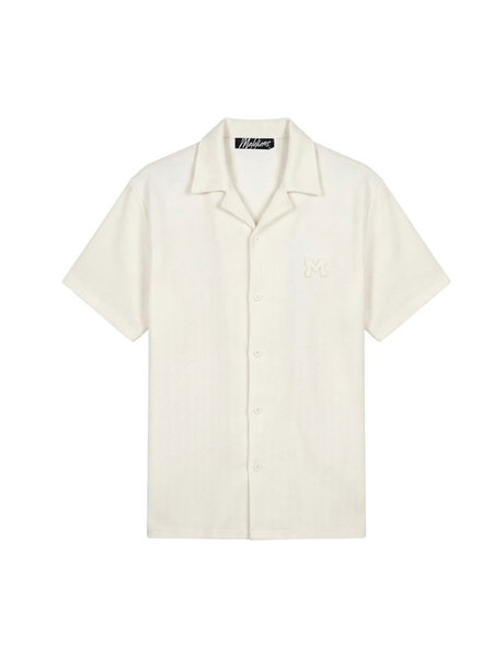Malelions Cloud Texture Shirt - Off-White Malelions Malelions Cloud Texture Shirt - Off-White