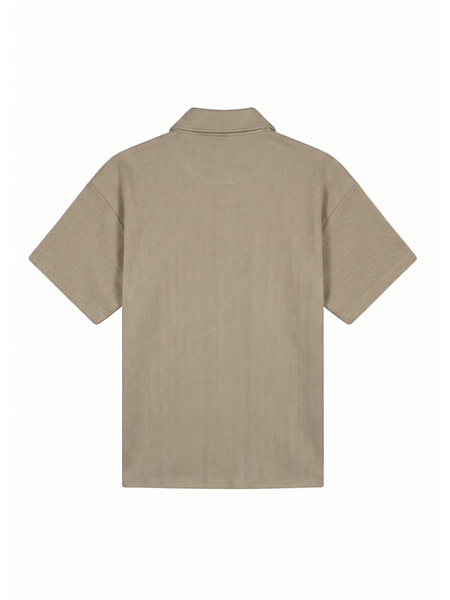 Malelions Cloud Texture Shirt - Taupe Malelions Malelions Cloud Texture Shirt - Taupe