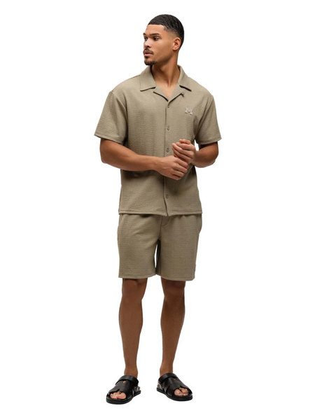 Malelions Cloud Texture Shirt - Taupe Malelions Malelions Cloud Texture Shirt - Taupe