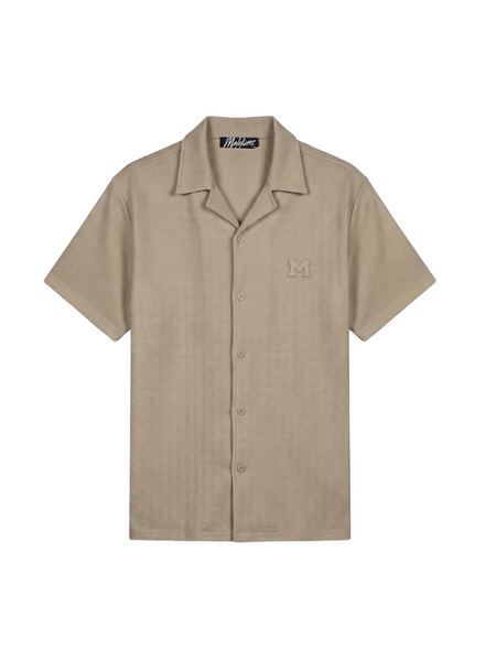 Malelions Cloud Texture Shirt - Taupe Malelions Malelions Cloud Texture Shirt - Taupe
