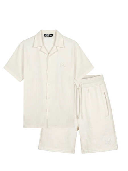 Malelions Malelions Cloud Texture Combi-Set - Off-White Malelions Cloud Texture Combi-Set - Off-White